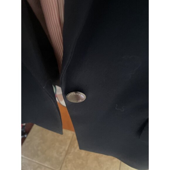 Anne Klein Womens Navy Blue Single Basic Blazer Jacket Sz 8 Nwt 98$ Nordstrom Wm - Picture 5 of 5